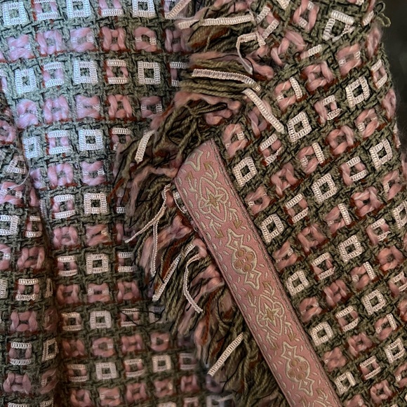 VINTAGE CHANEL-LIKE WOMENS JACKET SIZE 8 - Picture 3 of 5